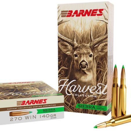 Barnes Bullets 32399  Harvest 270Win 140gr Sierra Tipped GameKing 20 Per Box/10 Case