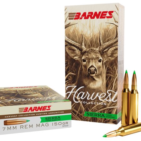 Barnes Bullets 32402 Harvest 7mmRemMag 150gr Sierra Tipped GameKing 20 Per Box/10 Case