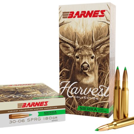 Barnes Bullets 32403 Harvest 30-06Springfield 180gr Sierra Tipped GameKing 20 Per Box/10 Case