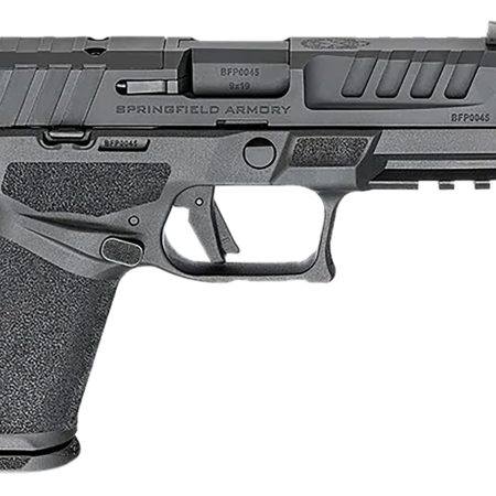 Springfield Armory ECT9409B3D Compact 9mm Luger 18+1 4.70" Black Melonite Threaded Barrel, Black Melonite Optic Ready/Serrated Steel Slide, Black Polymer Frame w/Picatinny Rail, Black Polymer Grip