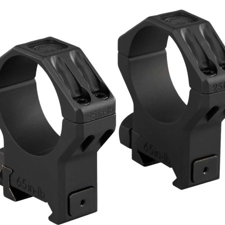 Sig Sauer Electro-Optics SOA64003 Alpha 6 Scope Ring Set Black Stainless Steel 34mm Tube High