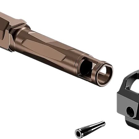 Radian Weapons R0841 Ramjet & Afterburner Combo 9mm Luger 3.70" Bronze Stainless Steel, Fits Sig P365