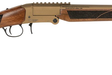 Gforce Arms GFTXP4020Y GFTXP  Youth 400 Legend 1rd 20" Bronze Cerakote Steel Barrel, Bronze Cerakote Picatinny Rail Steel Receiver, Fixed Walnut Wood Stock