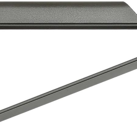 Midwest Industries MITRIF Triangle Fixed Stock Black 6061 Aluminum