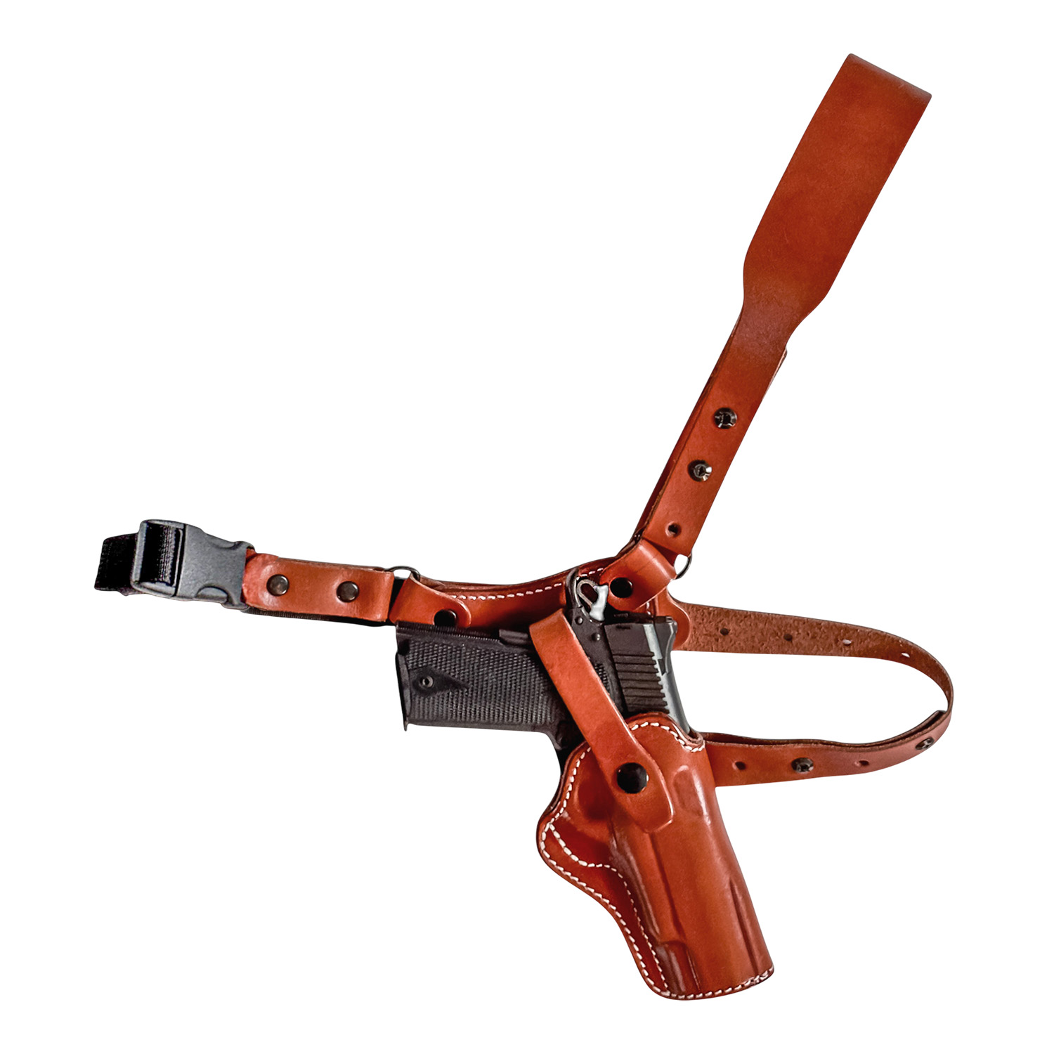 1791 Gunleather PFC1BRWR Optic Ready Brown Fits 1911 Right Hand