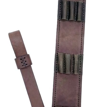 1791 Gunleather HNTASMRBRWA Hunt Ammo Sling Oiled Brown Leather 32" to 37" OAL
