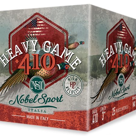 Nobel/Eurosports LLC ANS4136 Heavy Game  410Gauge 3" 11/16oz 6Shot 25 Per Box