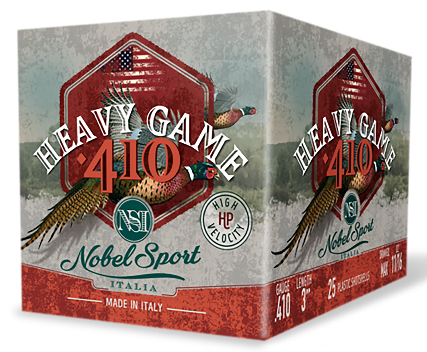 Nobel/Eurosports LLC ANS4136 Heavy Game 410Gauge 3" 11/16oz 6Shot 25 Per Box