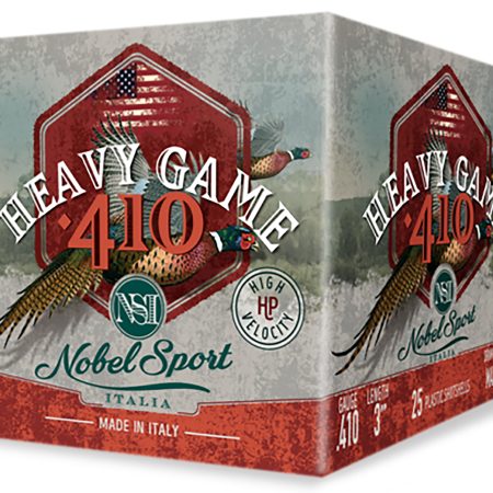Nobel/Eurosports LLC ANS4139 Heavy Game  410Gauge 3" 11/16oz 9Shot 25 Per Box