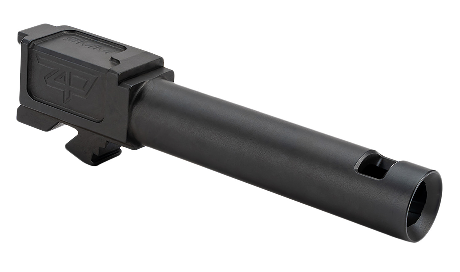 Zaffiri Precision ZP.19BCPBN Glock 3.89" Ported Black Stainless Steel, Fits Glock 19 Gen1-4