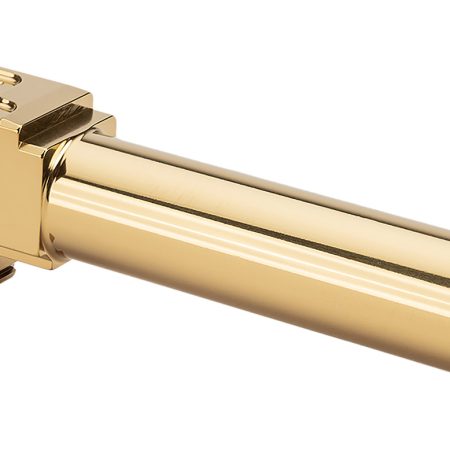 Zaffiri Precision ZP.19G5BCPG Glock 3.89" Ported Gold TiN Stainless Steel, Fits Glock 19 Gen 5