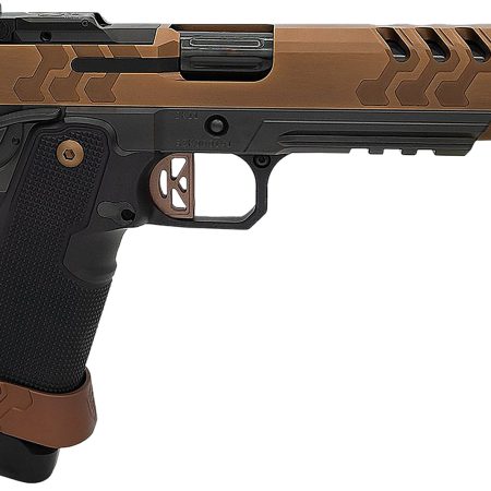 Kimber Mfg.,inc 3500052 2K11 Target (OR)  45 ACP 17+1 5" High Polished w/ Coyote PVD, Brush Polish Flats w/ DLC Coating Stainless Steel Slide Aluminum Grip