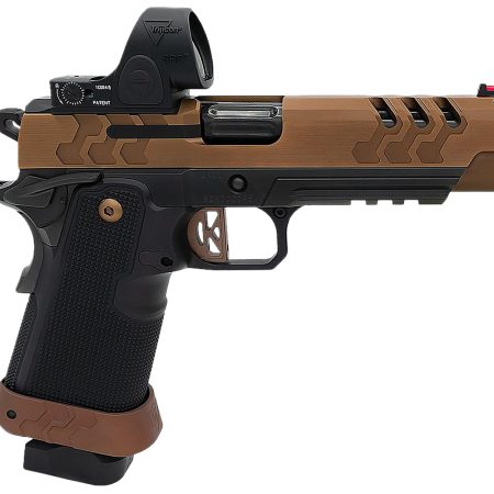 Kimber Mfg.,inc 3500055 2K11 Target (OI)  9mm 20+1 5" High Polished w/ Coyote PVD, Brush Polish Flats w/ DLC Coating Stainless Steel Slide Aluminum Grip