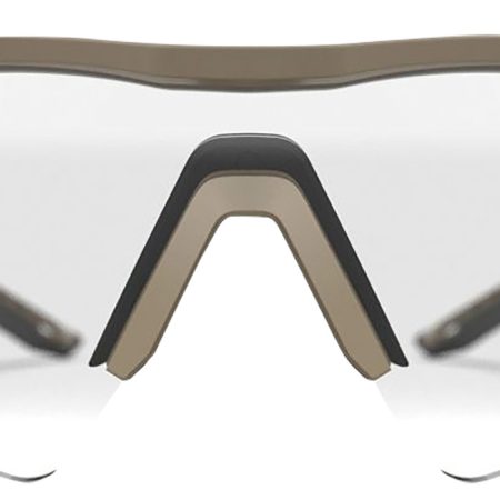 Glock AS41037 Crossover Tactical Glasses Clear Lens Desert Tan Frame