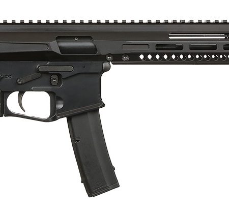 Patriot Ordnance Factory 02061 Phoenix  9mm 10+1 16.50" Black Cerakote Picatinny Rail