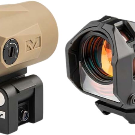 Meprolight USA 56223090 M22 Bullseye w/MMX4 Magnifier Coyote Tan, Black 4x24mm, Picatinny Rail Mount