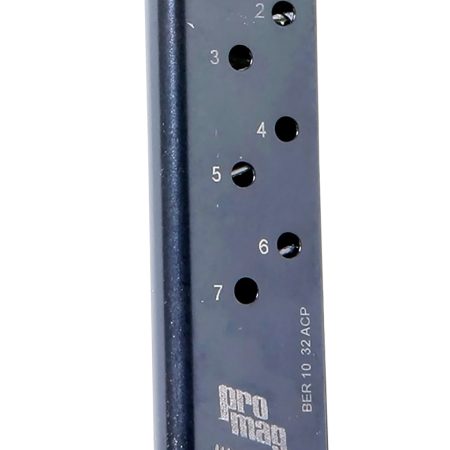 ProMag BER10   7rd 32 ACP Fits Beretta 3032 Tomcat Blued Steel