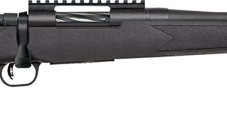 Mossberg 28231 Patriot Carbine 450 Bushmaster 5+1 18" Matte Blued Threaded Bull Barrel, Matte Blued Picatinny Rail Receiver, Black Fixed Synthetic Stock