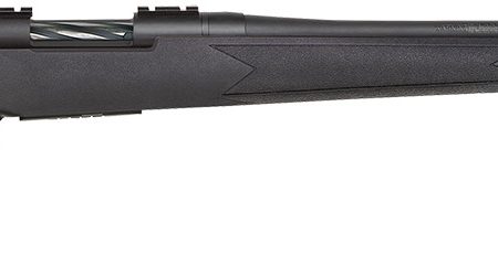 Mossberg 28243 Patriot Full Size 6.5 PRC 4+1 24" Matte Blued Fluted Threaded Barrel, Drilled & Tapped Matte Blued Stainless Steel Receiver, Black Fixed Synthetic Stock