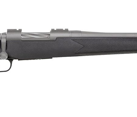 Mossberg 28260 Patriot Full Size 350 Legend 4+1 22" Stainless Cerakote Fluted Barrel, Drilled & Tapped Stainless Cerakote Stainless Steel Receiver, Black Fixed Synthetic Stock