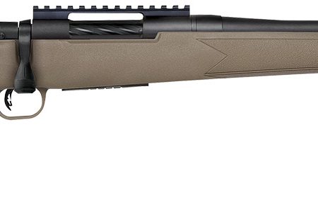 Mossberg 28263 Patriot Predator Full Size 400 Legend 4+1 20" Matte Blued Threaded Barrel, Matte Blued Picatinny Rail Receiver, Fixed Flat Dark Earth Synthetic Stock