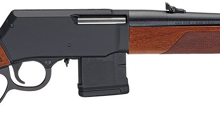 Henry H023223 Supreme  223 Rem/5.56 NATO 10+1 18" Blued Threaded Barrel, Black Hardcoat Anodize Drilled & Tapped Aluminum Receiver, Fixed American Walnut Stock, Ambidextrous