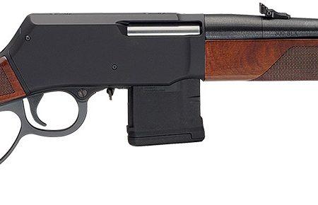 Henry H023300 Supreme  300 Blackout 10+1 16.50" Blued Threaded Barrel, Black Hardcoat Anodize Drilled & Tapped Aluminum Receiver, Fixed American Walnut Stock, Ambidextrous