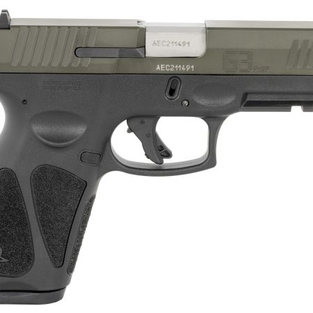 Taurus 1-G3B94B G3  Full Size Frame 9mm Luger 17+1 4" Matte Stainless Steel Barrel, OD Green Serrated Alloy Steel Slide, Black Polymer Frame w/Picatinny Rail, Textured Grip