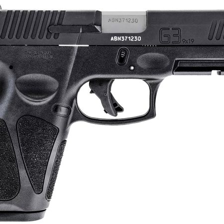 Taurus 1-G3BSR9041 G3 Full Size Frame 9mm Luger 17+1 4" Matte Stainless Steel Barrel, Matte Black Serrated Alloy Steel Slide, Black Polymer Frame w/Picatinny Rail, Textured Grip
