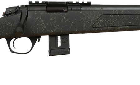 Bergara Rifles BMR007 BMR-X 22 LR 10+1 18" Blued Heavy Threaded Barrel, Blued Picatinny Rail Receiver, Adj LOP Green w/Black Webbing Synthetic Stock