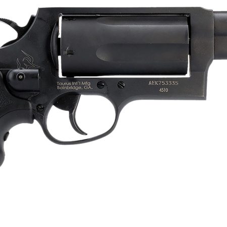 Taurus 2-441031TVL Judge w/Laser Compact 45 Colt (Long Colt) 410 Bore 5rd 3" Matte Black Alloy Steel Barrel, Cylinder & Frame, Viridian Laser, Transfer Bar Safety