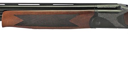 Iver Johnson Arms IJ60012 IJ600  12 Gauge Break Open 3" 2rd 28" Over/Under Vent Rib Barrel, Matte Black Chromed w/Engraving Steel Receiver, Fixed Walnut Checkered Wood Stock & Forend