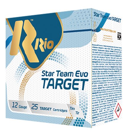 Rio Ammunition STT24LT75 Star Team EVO Target 12Gauge 2.75" 7/8oz 7.5Shot 25 Per Box