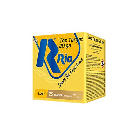 Rio Ammunition TT208 Top Target  20Gauge 2.75" 7/8oz 8Shot 25 Per Box