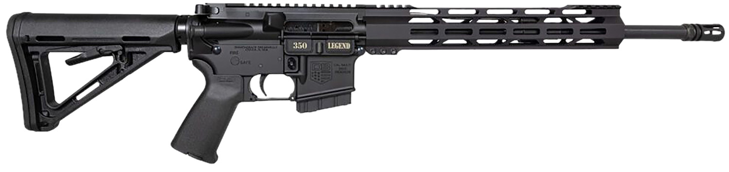 Diamondback DB1718T002 DB15 350 Legend 5+1 Black Cerakote Picatinny Rail Aluminum Receiver, M-LOK Handguard, Synthetic Stock
