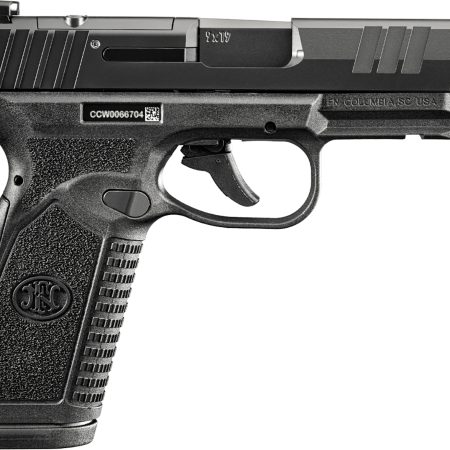 FN 66101763Micro-Compact Frame 9mm Luger 10+1 3.80" Black Target Crown Steel Barrel, Black PVD Optic Cut/Serrated Stainless Steel Slide & Polymer Frame w/Picatinny Rail Interchangeable Backstrap Grip