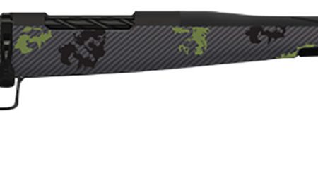Fierce Firearms TWROG7MMBC20BF Twisted Rogue 7mm BC 20" Armour Lube Black Steel Threaded Barrel, Drilled & Tapped Steel Receiver, LR Negative Comb Forest Camo Carbon Fiber Stock