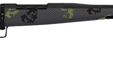 Fierce Firearms TWROG22CM20BF Twisted Rogue 22 Creedmoor 20" Armour Lube Black Steel Threaded Barrel, Drilled & Tapped Steel Receiver, LR Negative Comb Forest Camo Carbon Fiber Stock