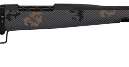 Fierce Firearms TWROG270WIN22BT Twisted Rogue 270 Win 22" Armour Lube Black Steel Threaded Barrel, Drilled & Tapped Steel Receiver, LR Negative Comb Trophy Camo Carbon Fiber Stock