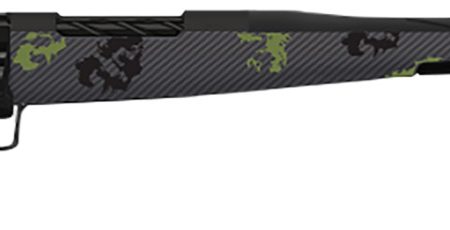 Fierce Firearms TWROG300WIN20BF Twisted Rogue 300 Win 20" Armour Lube Black Fluted Threaded Barrel, Drilled & Tapped Steel Receiver, LR Negative Comb Forest Camo Carbon Fiber Stock