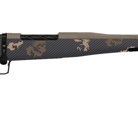 Fierce Firearms TWROG300WIN22BRS Twisted Rogue Mini 300 Win 22" Smoked Bronze Cerakote Steel Threaded Barrel, Drilled & Tapped Steel Receiver, LR Negative Comb Sonora Ambush Camo Carbon Fiber Stock