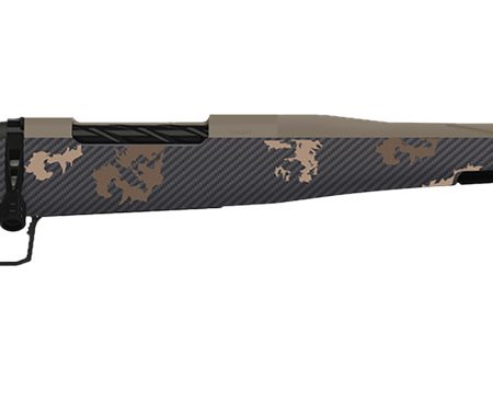 Fierce Firearms TWROG65PRC20BRS Twisted Rogue 6.5 PRC 20" Smoked Bronze Cerakote Steel Threaded Barrel, Drilled & Tapped Steel Receiver, LR Negative Comb Sonora Ambush Camo Carbon Fiber Stock