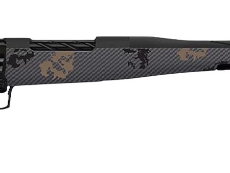 Fierce Firearms TWTROG7PRC24BS Twisted Rogue 7mm PRC 24" Armour Lube Black Steel Threaded Barrel, Drilled & Tapped Steel Receiver, LR Negative Comb Sonora Ambush Camo Carbon Fiber Stock
