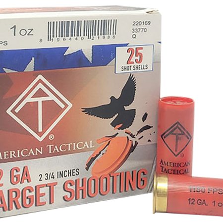 ATI  Target Load  12Gauge 2.75" 1oz 8Shot 25 Per Box