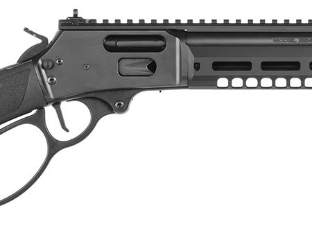 Smith & Wesson 14194 1854 Stealth Hunter 357 Mag 8+1 16.30" Black Armornite Threaded Barrel, Black Anodized Picatinny Rail Receiver, Fixed w/Textured Grip Panels Black Synthetic Stock