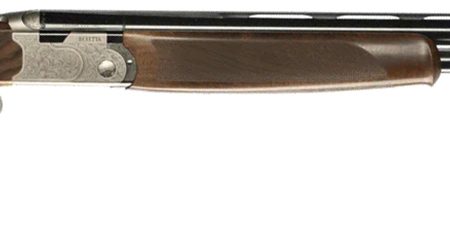 Beretta USA J686S1230KO 686 Silver Pigeon I Sporting 12 Gauge 3" 2rd 30" Black Over/Under Vent Rib Barrel, Silver Engraved Steel Receiver, Kick-Off Walnut Stock, Right Hand