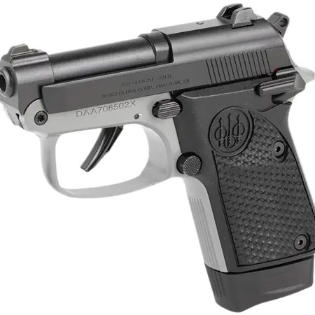 Beretta USA J20X22R8 20X Bobcat You're On Your Own 22 LR 8+1 2.40" Black Steel Barrel, Gray Cerakote ELS/Serrated Steel Slide, Black Polymer Frame w/Beavertail, Helica Texture Grip