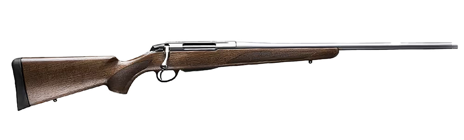 Tikka JRTXA72022MT T3x Hunter Full Size 30-06 Springfield 3+1 22.40" Matte Stainless Fluted Threaded Barrel, Matte Drilled & Tapped Stainless Steel Receiver, Fixed Oiled Walnut Wood Stock, Right Hand