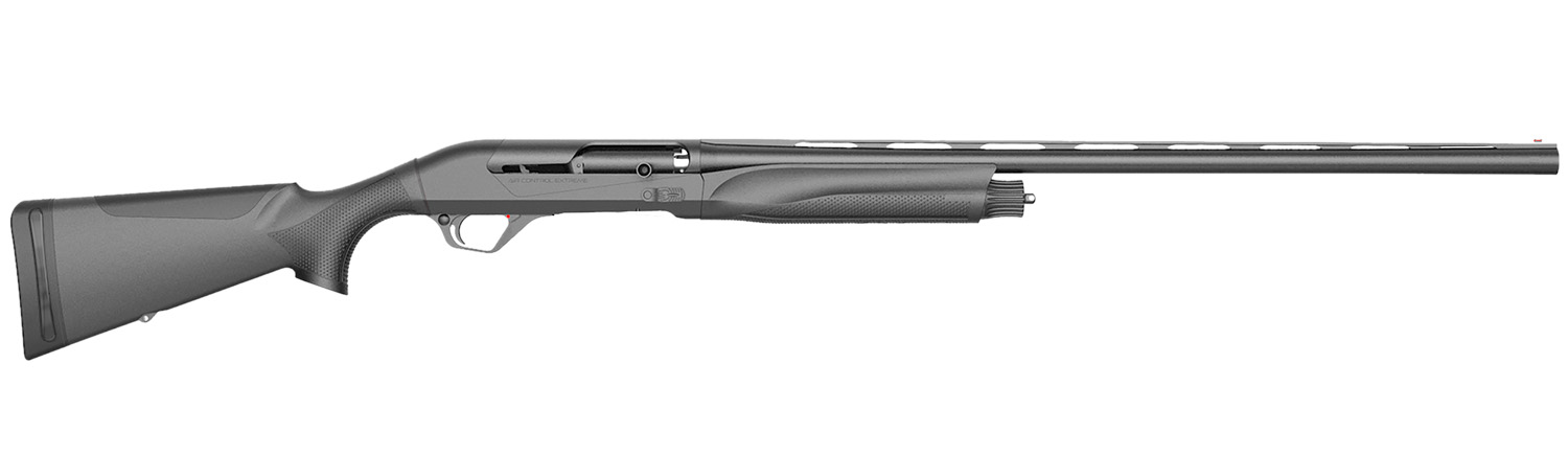 Retay USA ACEBLK26 Ace Full Size 12 Gauge Semi-Auto 3.50" 3+1 26" Extra Black Vent Rib Barrel, Extra Black Drilled & Tapped Steel Receiver, Adj Shim Black Synthetic Stock, Ambidextrous