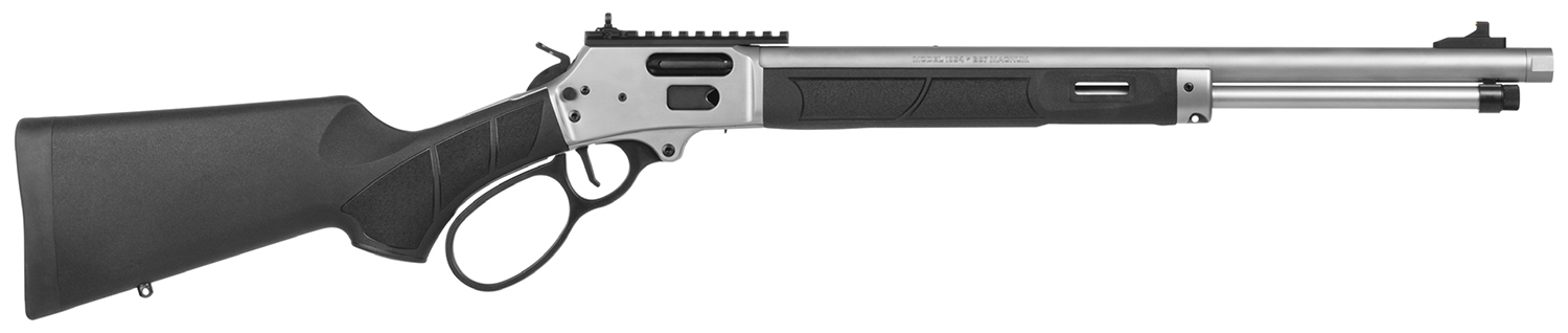 Smith & Wesson 13813 1854 357 Mag 10+1 19.25" Stainless Threaded Barrel, Picatinny Rail Stainless Steel Receiver, M-LOK Forend, Fixed w/Textured Grip Panels Black Synthetic Stock